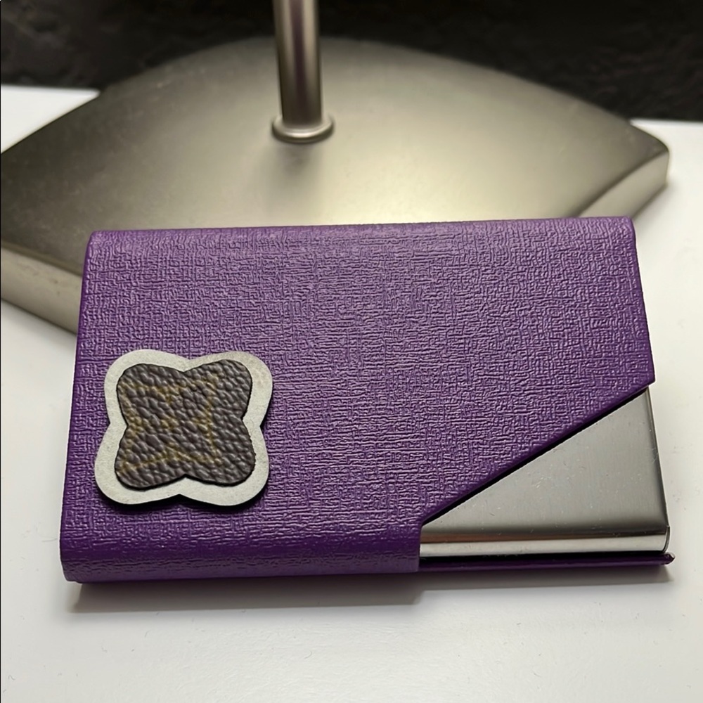 Purple Card Holder